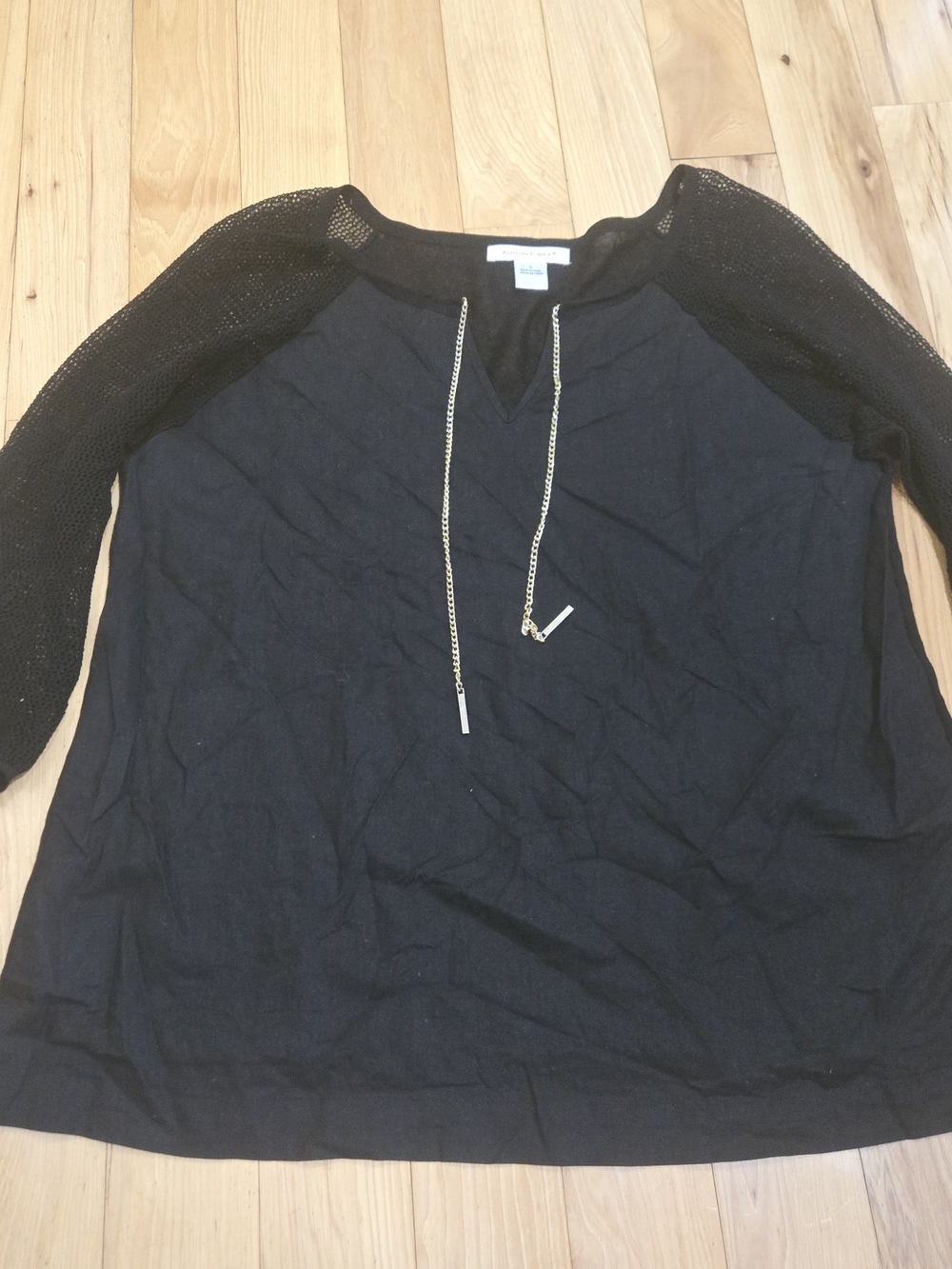 August Silk Linen-Viscose Mesh Raglan Top